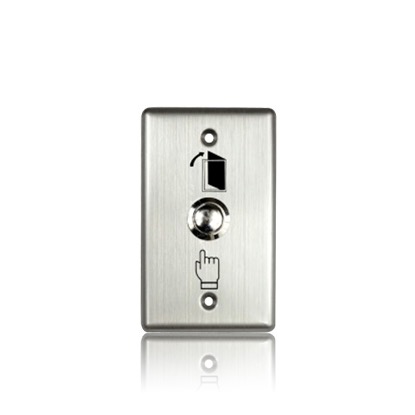 Nickel – Plated Copper Access Control Push Button , Weatherproof Push To Exit Button