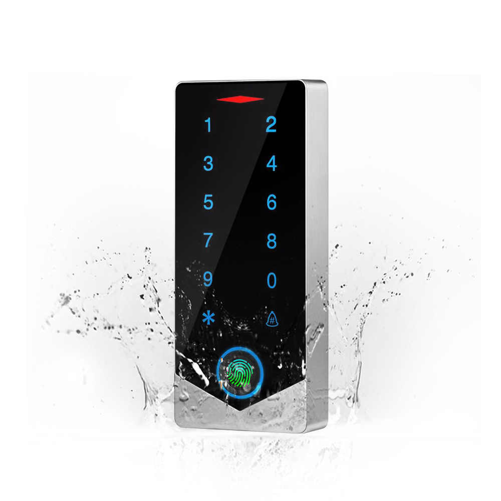 Fingerprint And RFID Card Access Control Reader Support Password And BT TUYA APP