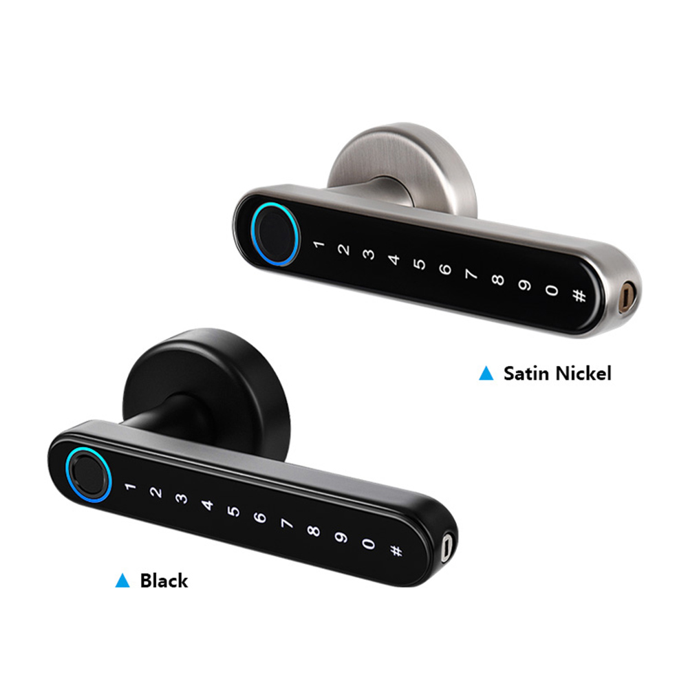Security Wifi Wireless Door Lock TUYA APP Access Smart Keyless Digital Electronic with Fingerprint H