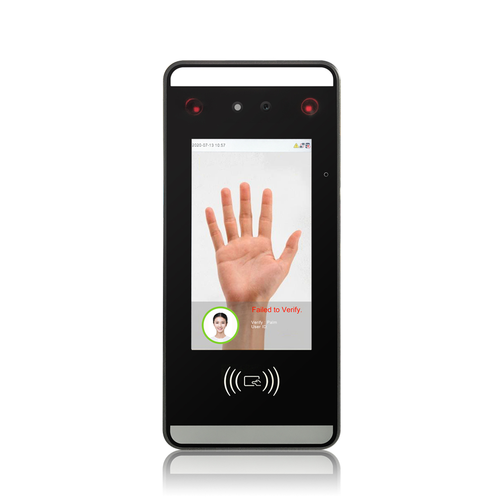 Palm Reader and Facial Recognition Access Control System and RFID Card Time attendance Terminal