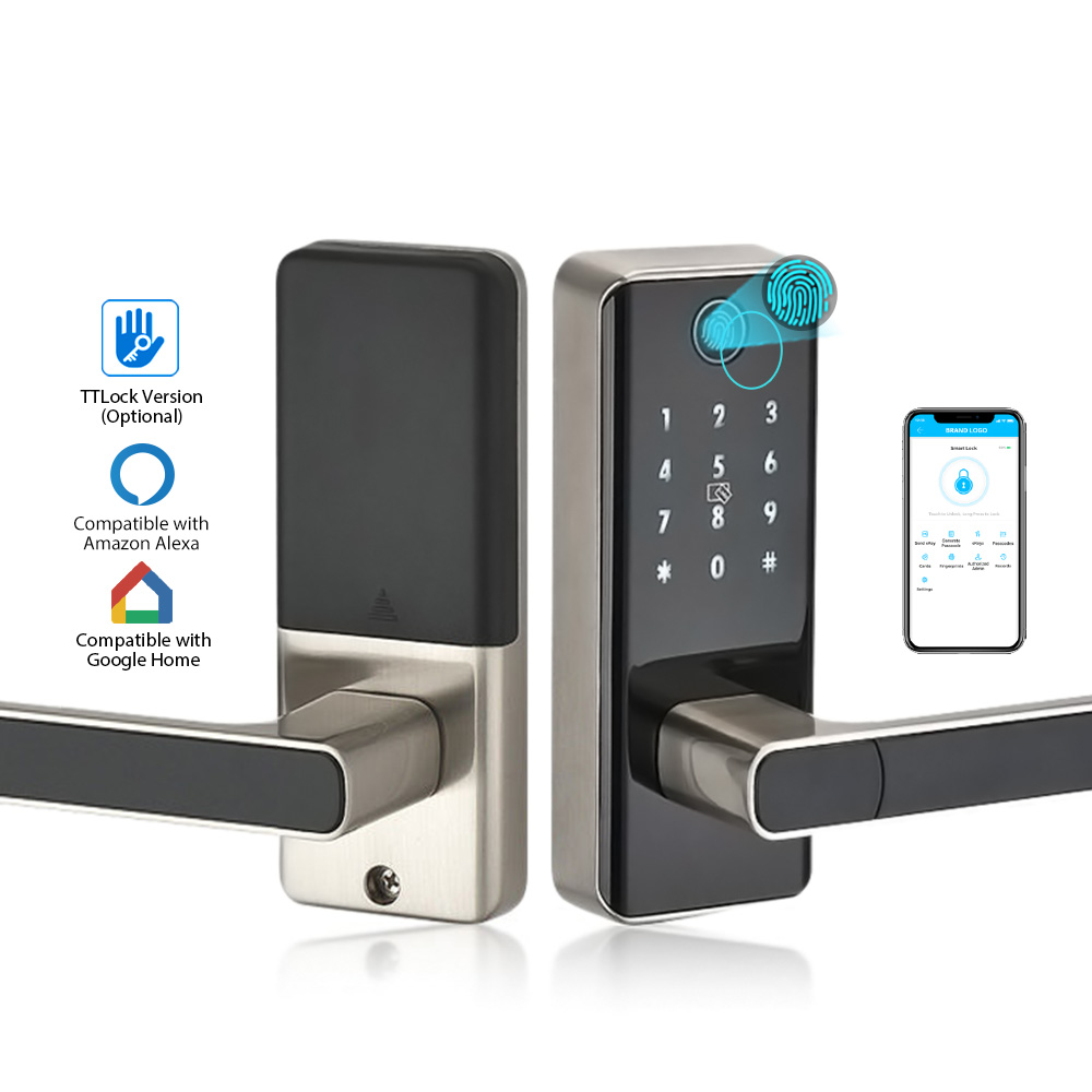 Biometric Fingerprint Remote Unlocking Digits Door Lock And Smart Wireless Door Lock With Tuya And T