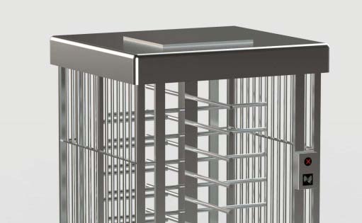 Technical RFID Full Height Turnstile For Office Access Management FH1000