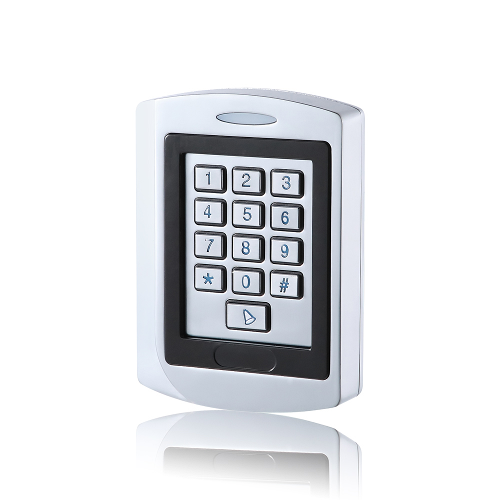 PIN Code And RFID Card Access Control Reader Metal Cover With IP68 Waterproof And Anti-Vandal