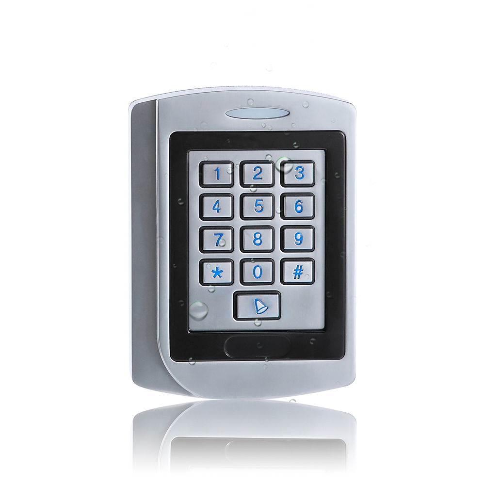 PIN Code And RFID Card Access Control Reader Metal Cover With IP68 Waterproof And Anti-Vandal