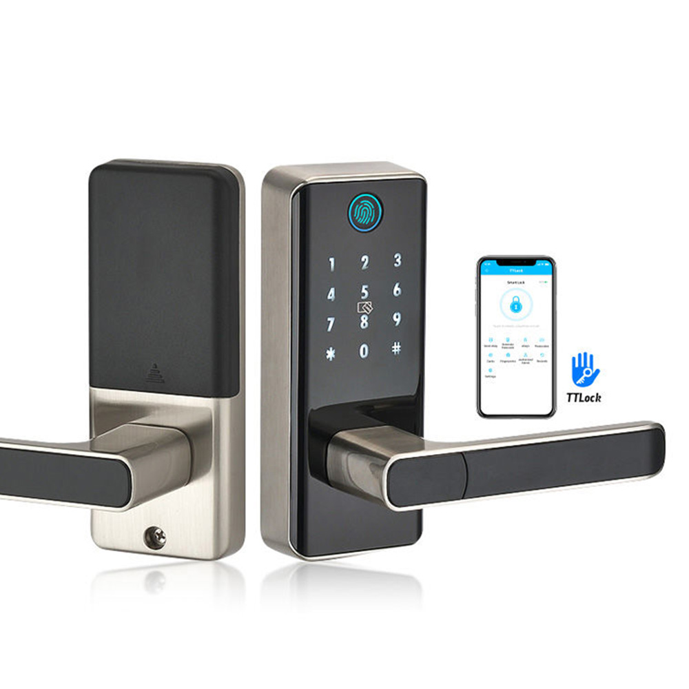 Biometric Fingerprint Remote Unlocking Digits Door Lock And Smart Wireless Door Lock With Tuya And T