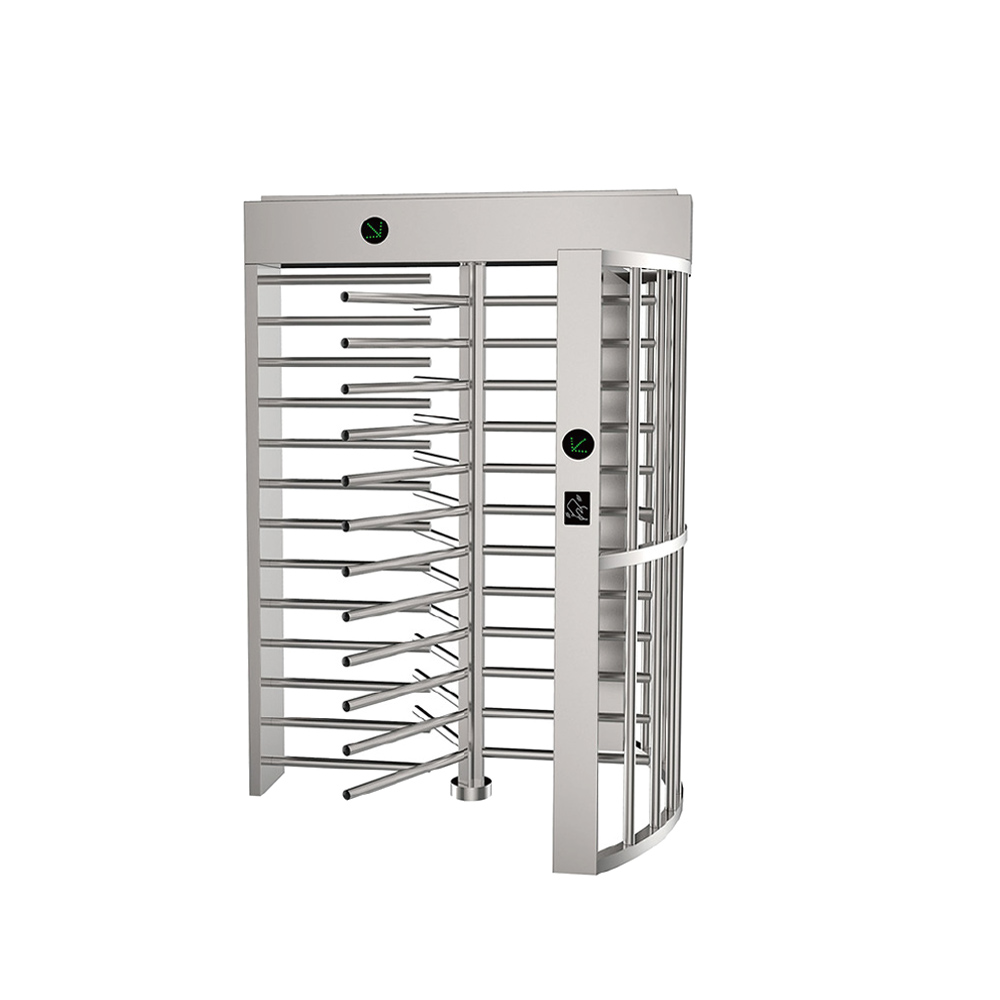 Single Lane Biometric Full Height Turnstile with Fingerprint RFID FH2000