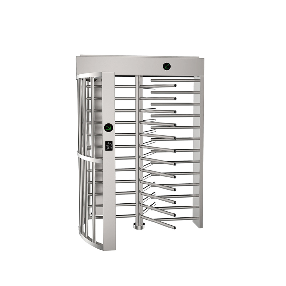 Single Lane Biometric Full Height Turnstile with Fingerprint RFID FH2000