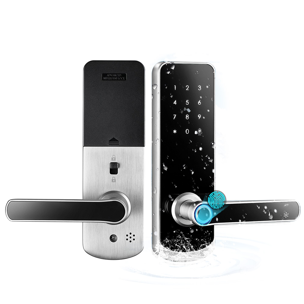 Tuya and TT LOCK APP Aluminum Alloy Wireless Smart Door Lock Suitable for Wooden and metal Door