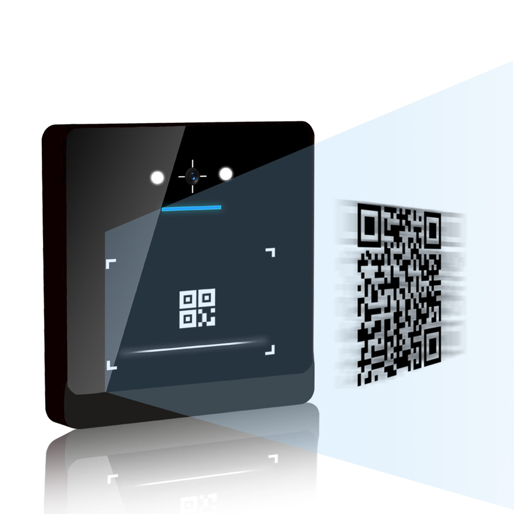 RFID Card and QR Code Access Control Turnstile QR code access control reader with USB,RS232 or TCP/I