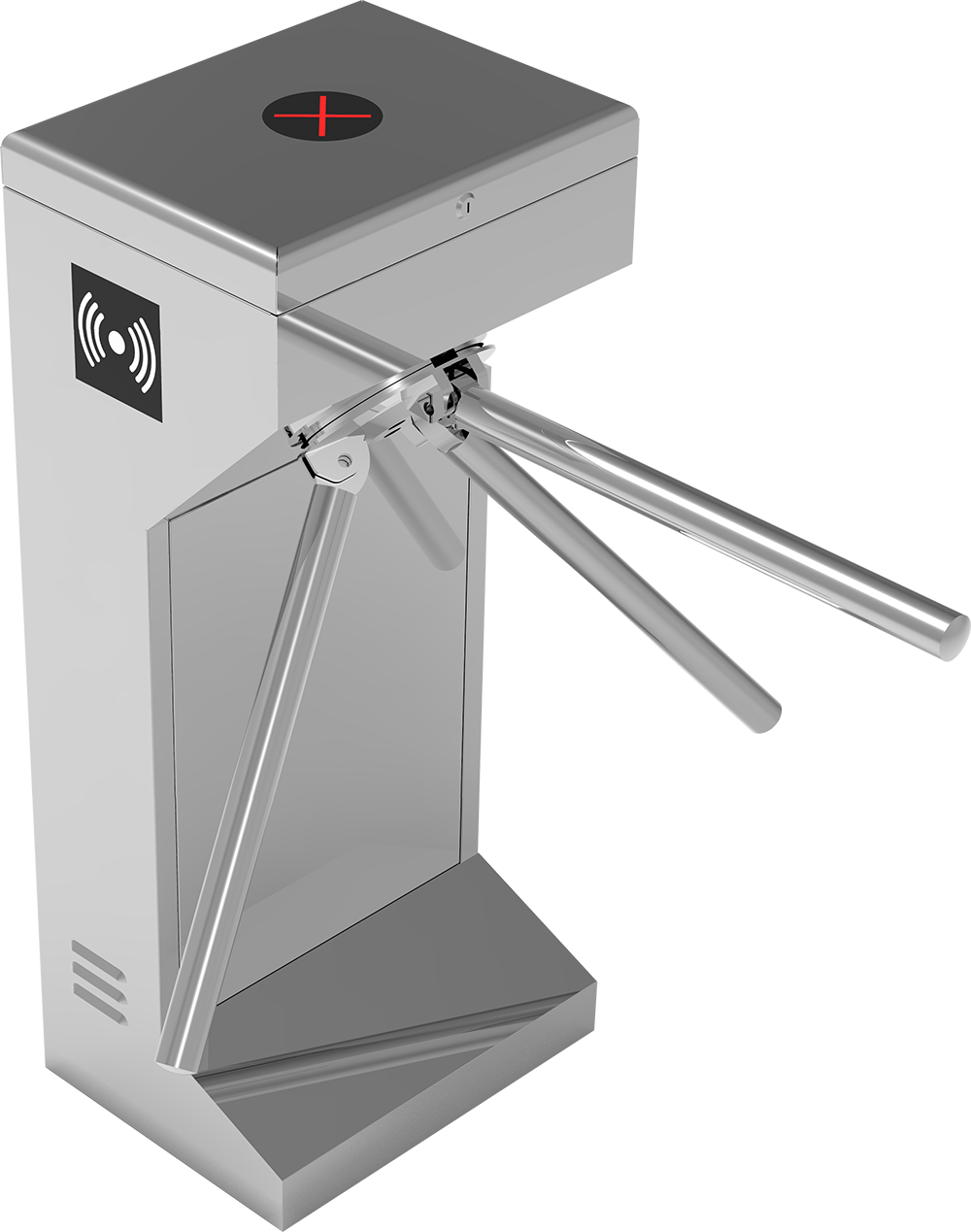 Indoor Outdoor Tripod Turnstile Access Gate with Three Arms
