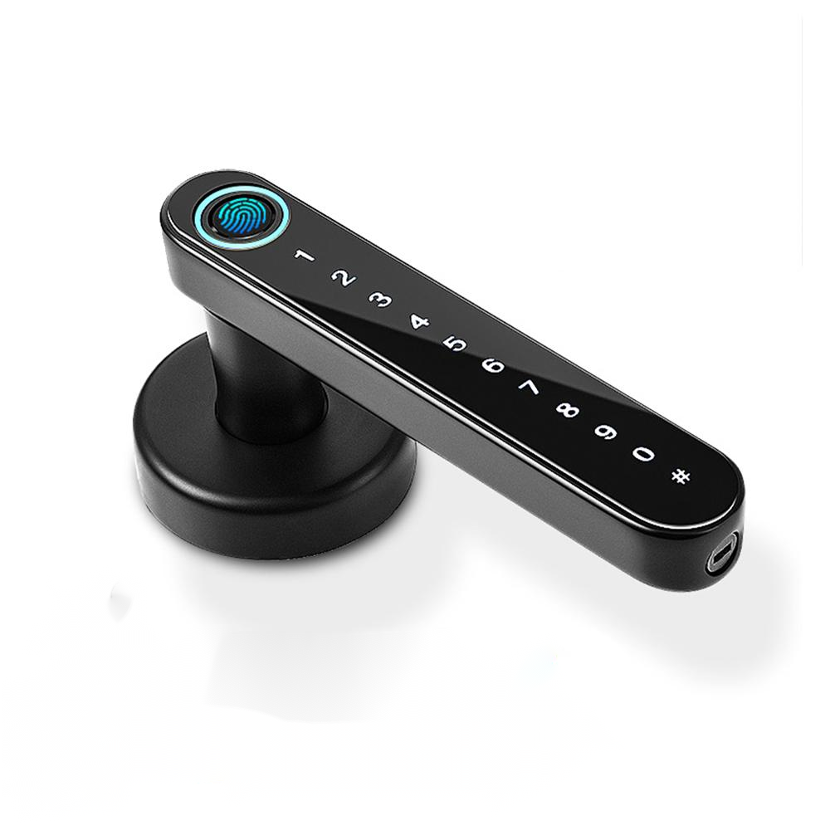 Security Wifi Wireless Door Lock TUYA APP Access Smart Keyless Digital Electronic with Fingerprint H