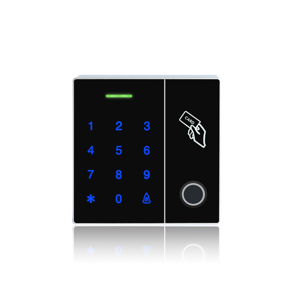 Touch Panel Fingerprint and RFID Card Access Control Reader Support Password and WIFI APP